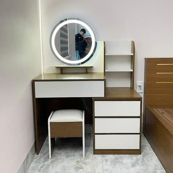 Gợi ý bàn trang điểm nhỏ gọn, tiết kiệm không gian
